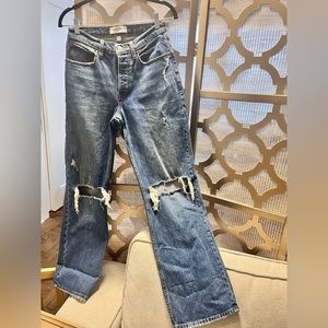Abercrombie & Fitch Lowrise 90’s Baggy Distressed Jeans